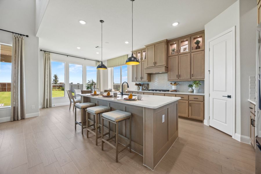 Furnished interior in a model home at Myrtle Creek in Waxahachie (Image 16).