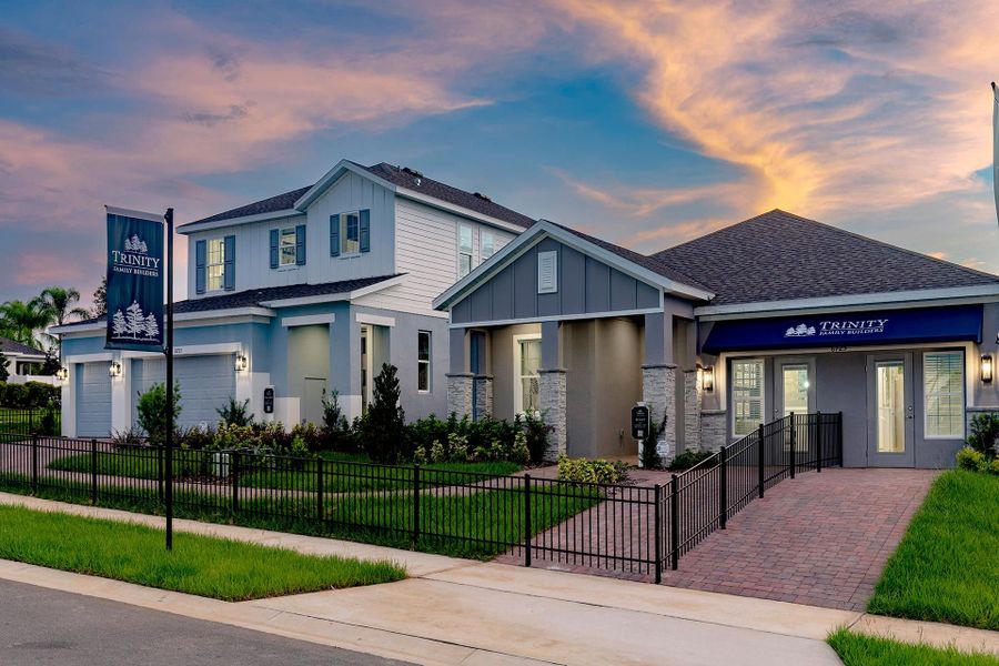 Model homes at Eagletail Landings