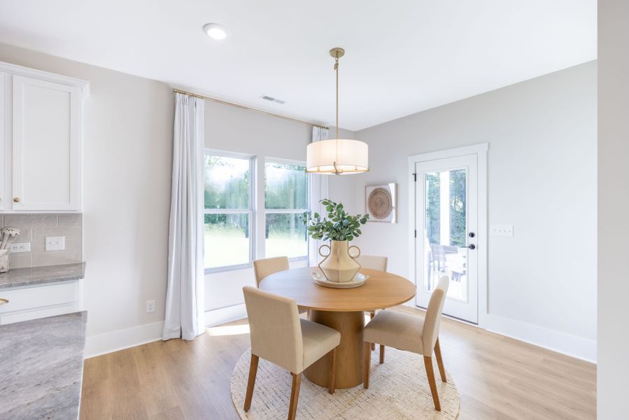 Furnished interior in a model home at Somerset Heights Single Family in Winston-Salem (Image 10).