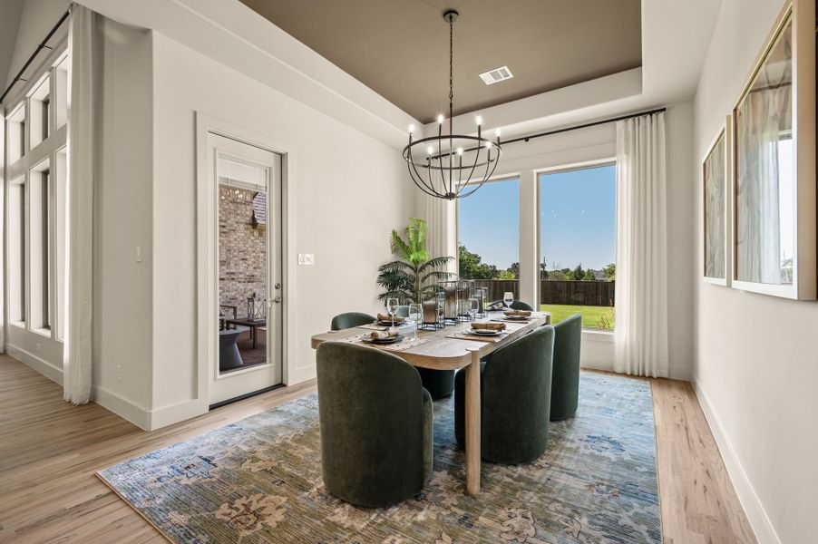 Furnished interior in a model home at NorthGlen in Haslet (Image 22). Furnished interior in a model home at NorthGlen in Haslet (Image 22).
