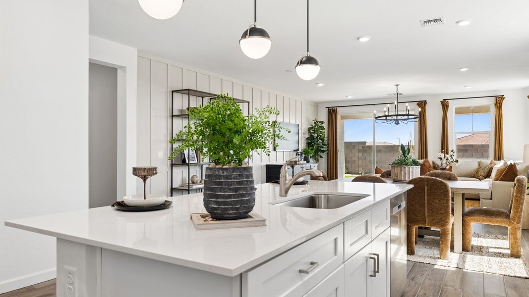 Furnished interior in a model home at Westpark in Buckeye (Image 36).