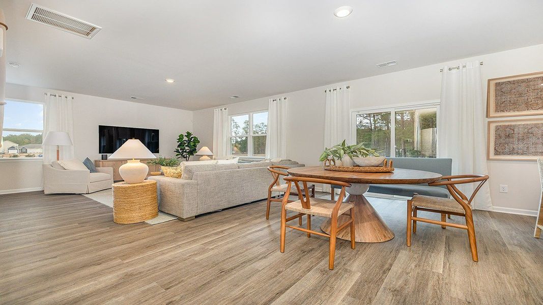 Furnished interior in a model home at Harper Meadows in Loris (Image 6). Furnished interior in a model home at Harper Meadows in Loris (Image 6).