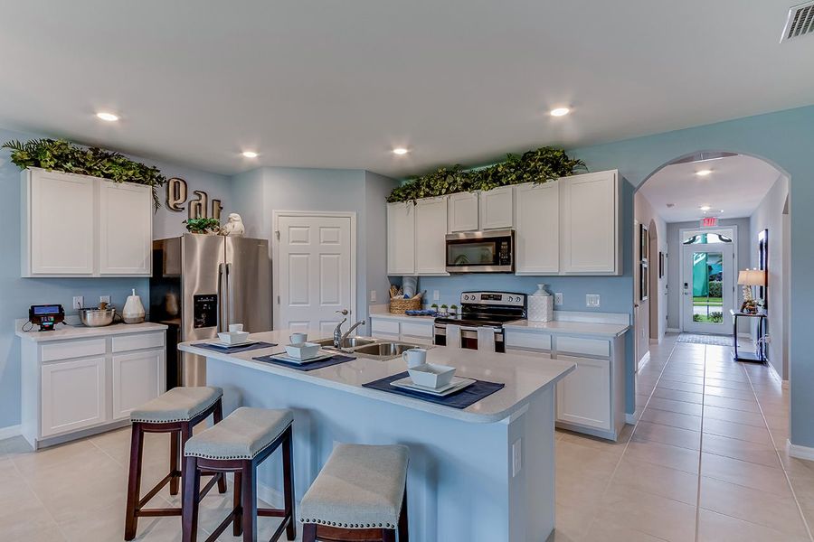 Furnished interior in a model home at San Carlos Spot Lots in Fort Myers (Image 5). Furnished interior in a model home at San Carlos Spot Lots in Fort Myers (Image 5).