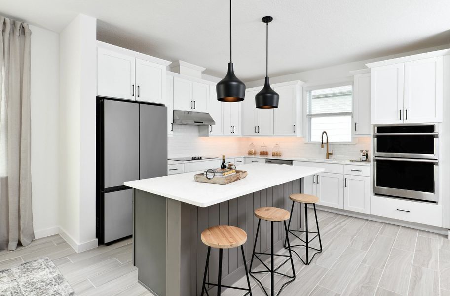 Furnished interior in a model home at Weslyn Park in St. Cloud (Image 9).