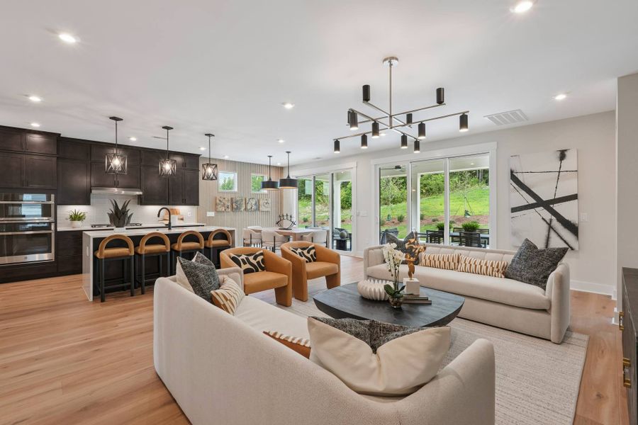 Furnished interior in a model home at The Pines Collection at Serenity in Fuquay Varina (Image 18).