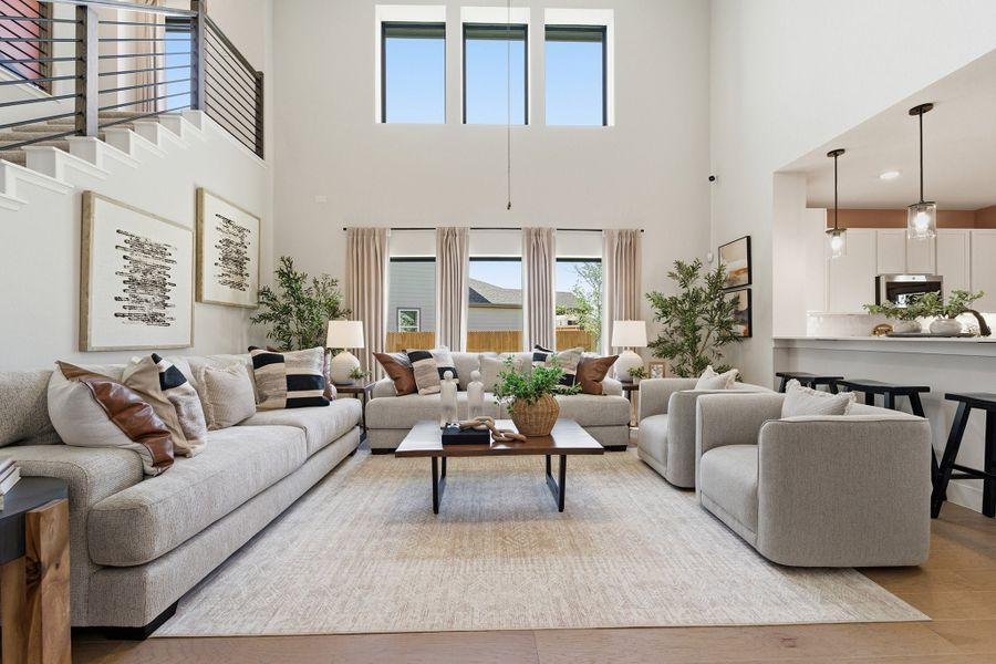 Furnished interior in a model home at Heartland in Heartland (Image 23).