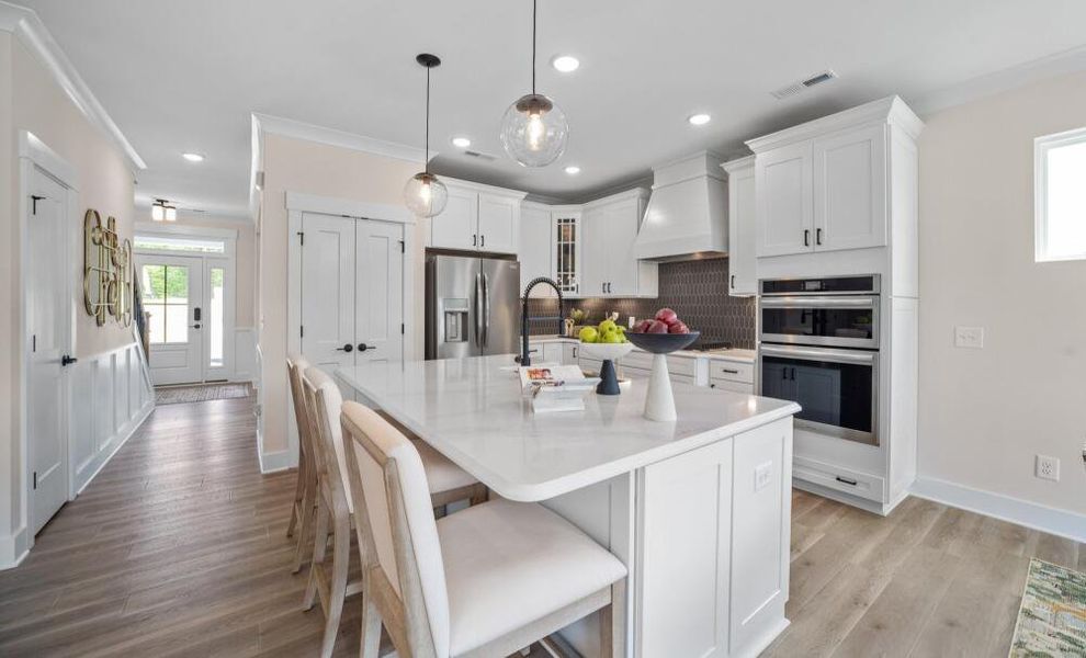 Furnished interior in a model home at Monterra in Kernersville (Image 10).