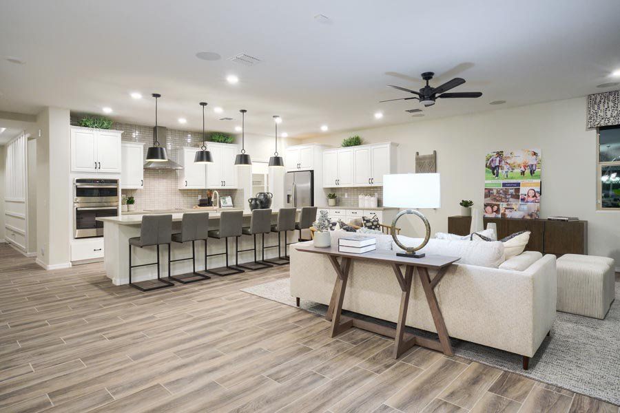 Furnished interior in a model home at Laveen Vistas II in Laveen (Image 28).
