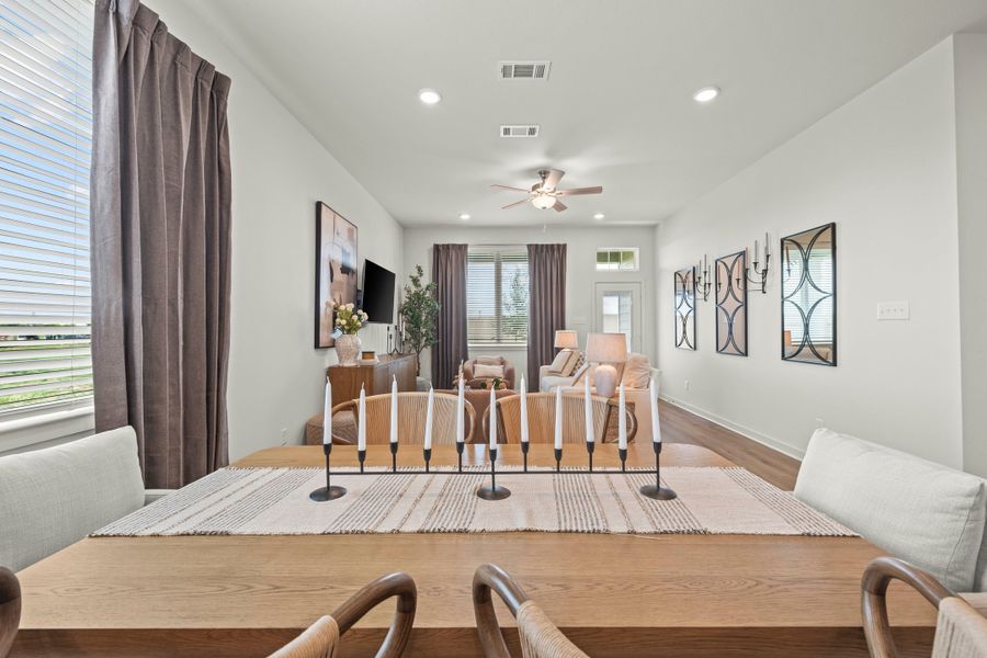Furnished interior in a model home at Eagles Landing in Waco (Image 21). Furnished interior in a model home at Eagles Landing in Waco (Image 21).