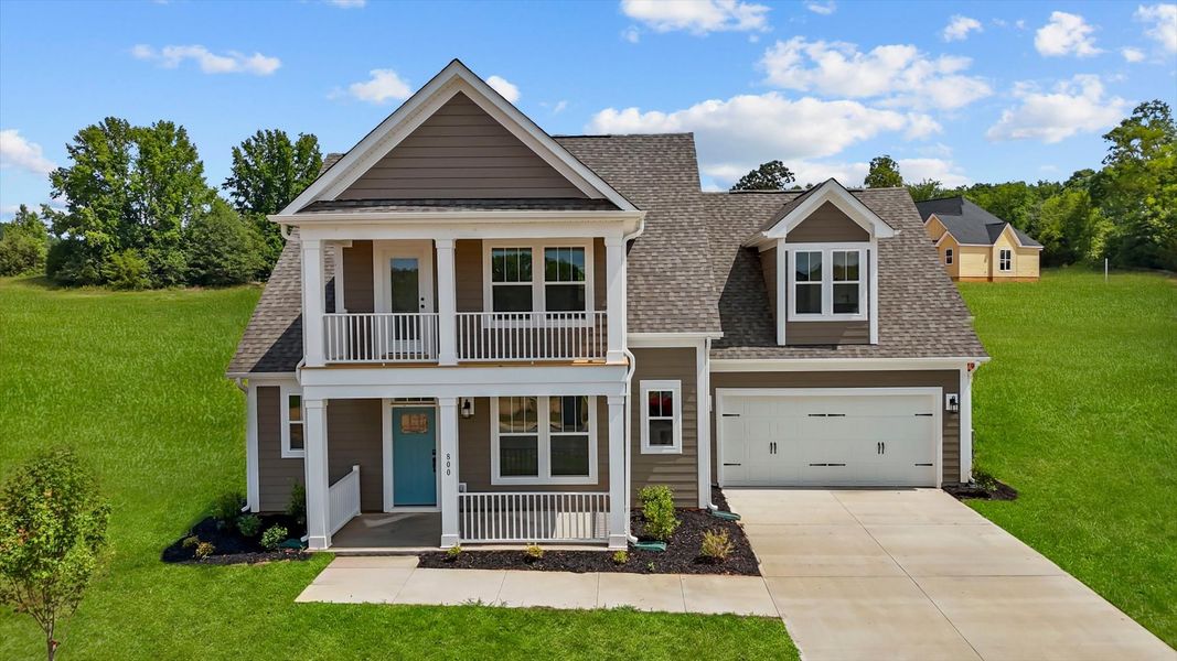 Front exterior of a home in the Benjamin's Grove community, located in Woodruff, SC (Image 2). Front exterior of a home in the Benjamin's Grove community, located in Woodruff, SC (Image 2).