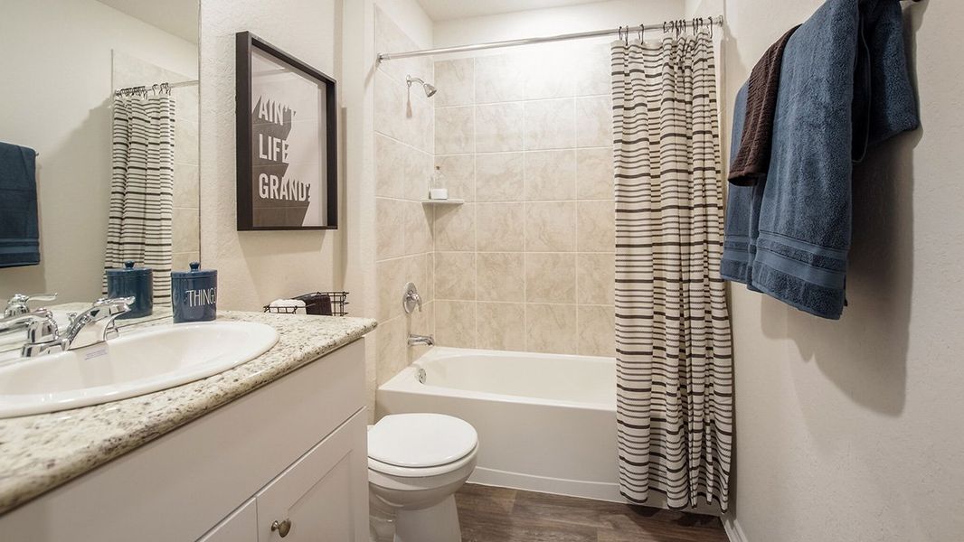 Furnished interior in a model home at Applewood in San Antonio (Image 54). Furnished interior in a model home at Applewood in San Antonio (Image 54).