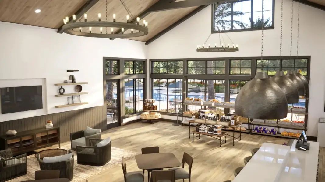 Clubhouse interior