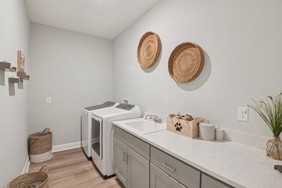 Furnished interior in a model home at Spring Hill in Spring Hill (Image 8).