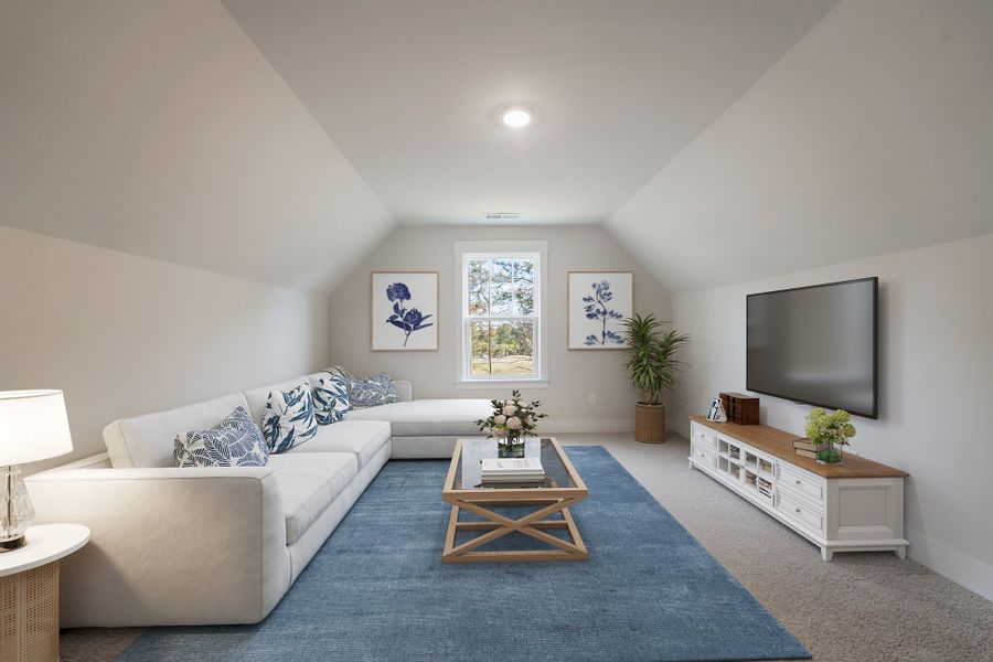 Furnished interior in a model home at Double Springs in Taylors (Image 73). Furnished interior in a model home at Double Springs in Taylors (Image 73).