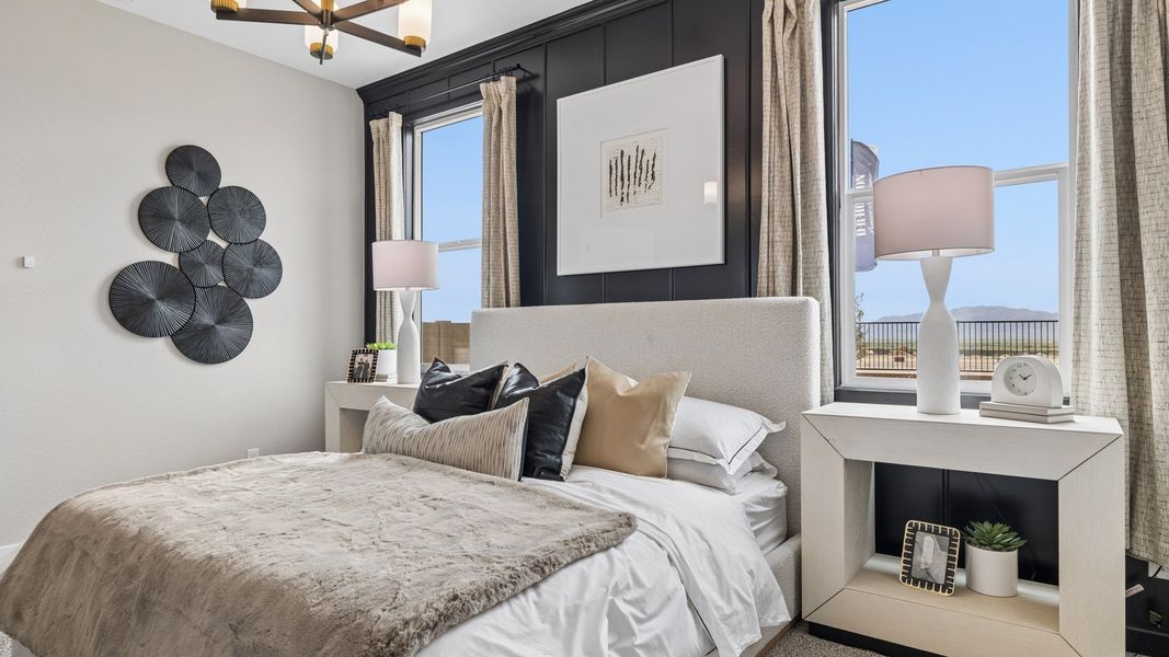 Furnished interior in a model home at Upper Canyon in Phoenix (Image 46).