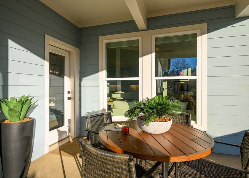 Exterior details of a home in Whitley Preserve – Park Collection, Mint Hill (Image 1).