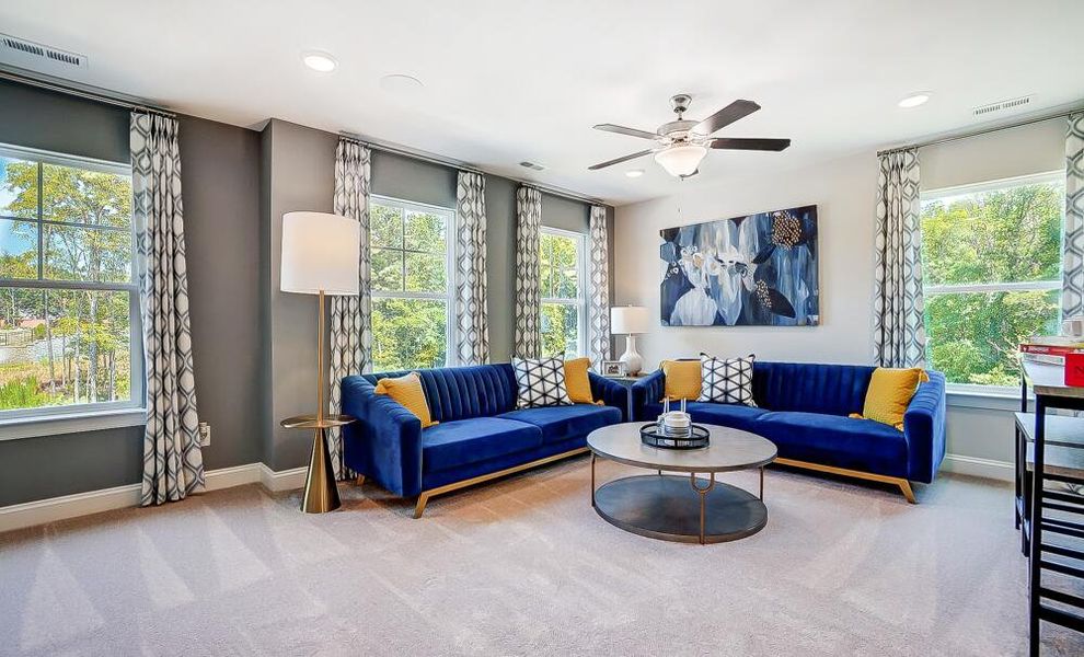 Furnished interior in a model home at Irby Glen in Spartanburg (Image 10). Furnished interior in a model home at Irby Glen in Spartanburg (Image 10).
