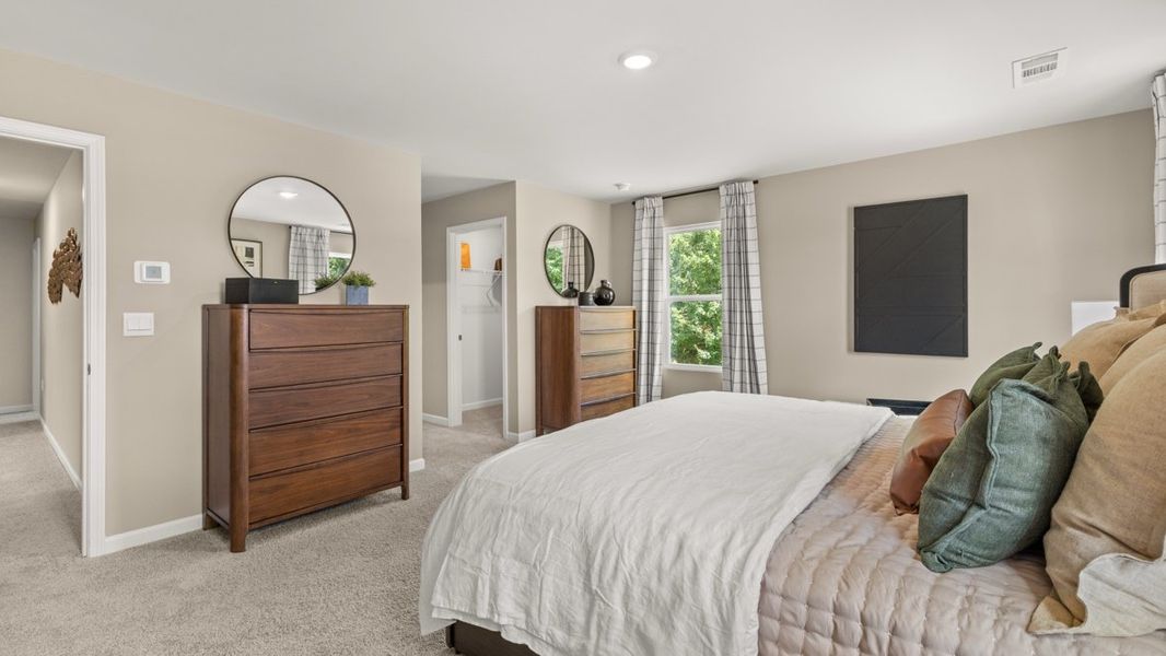 Furnished interior in a model home at Grandview at Lanier in Dawsonville (Image 21).
