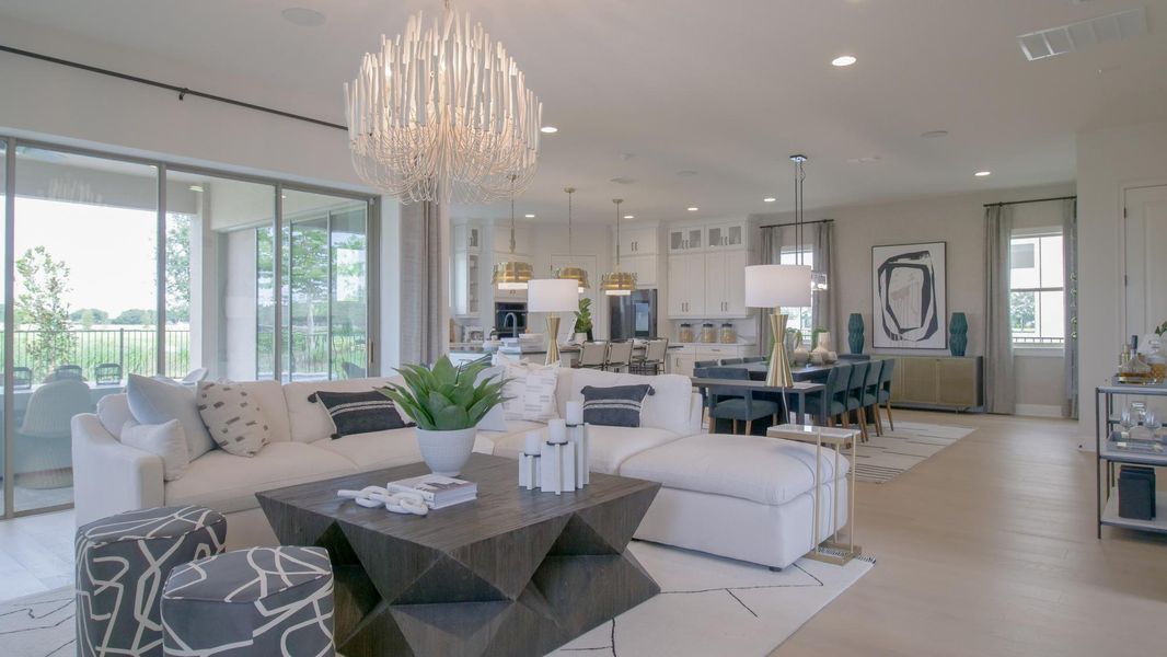 Furnished interior in a model home at Reserve at Twin Lakes in St. Cloud (Image 4). Furnished interior in a model home at Reserve at Twin Lakes in St. Cloud (Image 4).