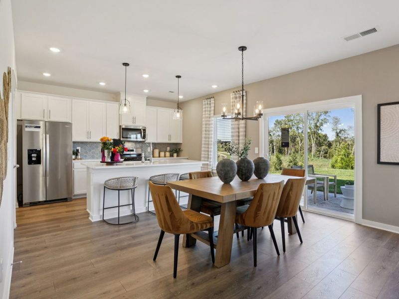 Furnished interior in a model home at Bear Springs in Columbia (Image 5).