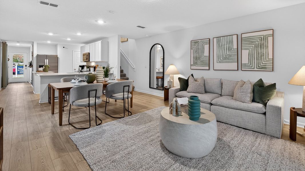 Furnished interior in a model home at Hansen Creek in Jacksonville (Image 4).