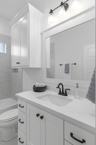 Furnished interior in a model home at Oakmont in Bryan (Image 10).