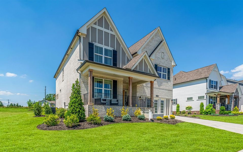 Front exterior of a home in the The Retreat at Norman Farm community, located in Hendersonville, TN (Image 5).