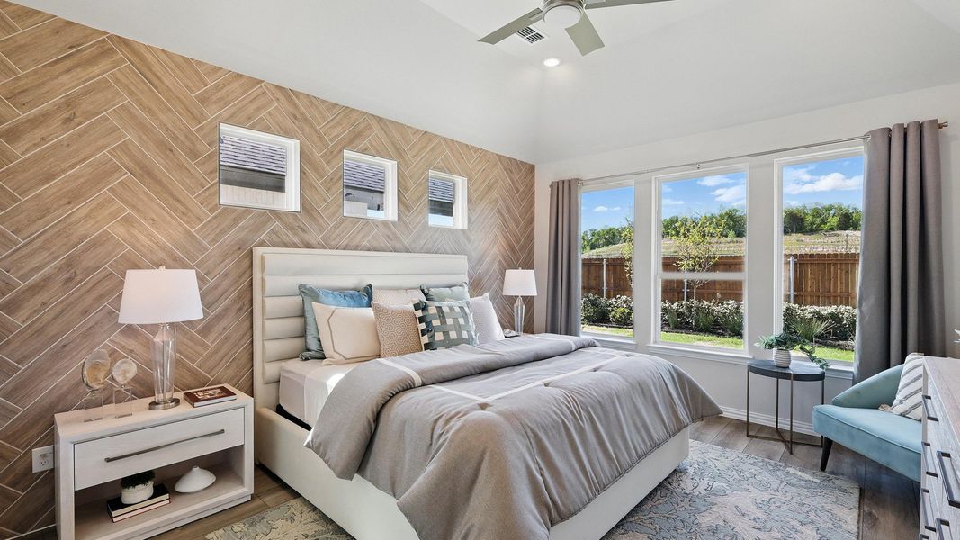 Revel in a chic herringbone accent wall and abundant natural light in Green Oaks Preserve. Revel in a chic herringbone accent wall and abundant natural light in Green Oaks Preserve.