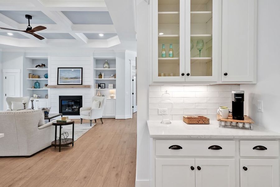 Furnished interior in a model home at Terrapin in Leland (Image 7).