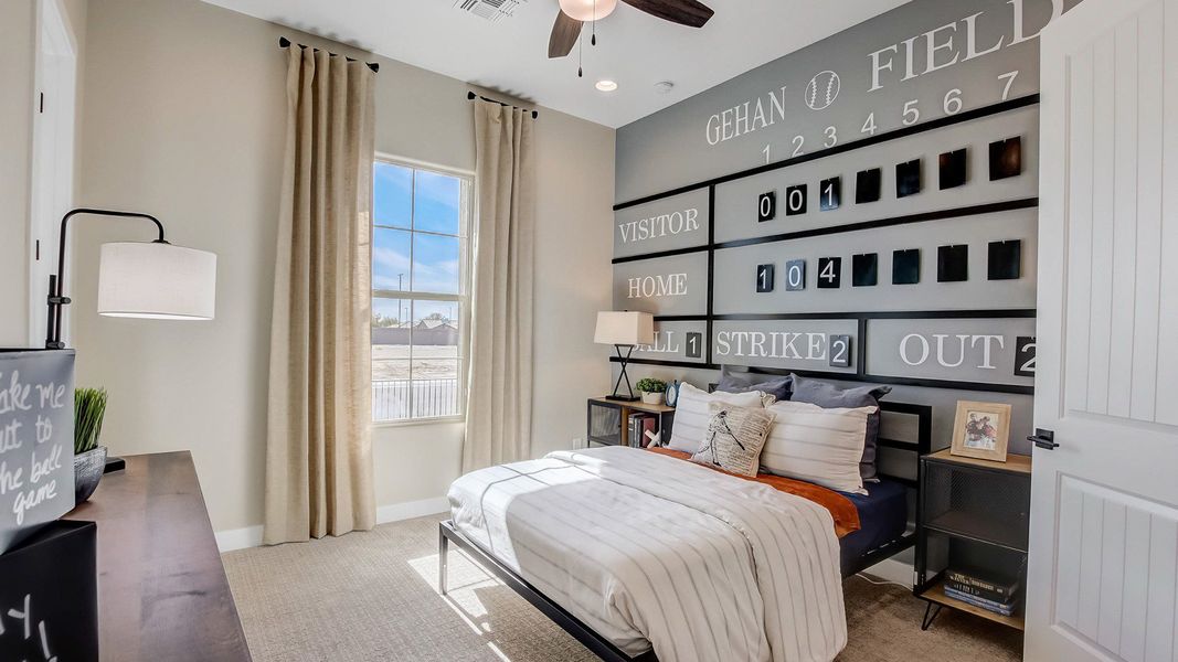 Furnished interior in a model home at Mirada Crossing in Goodyear (Image 6).