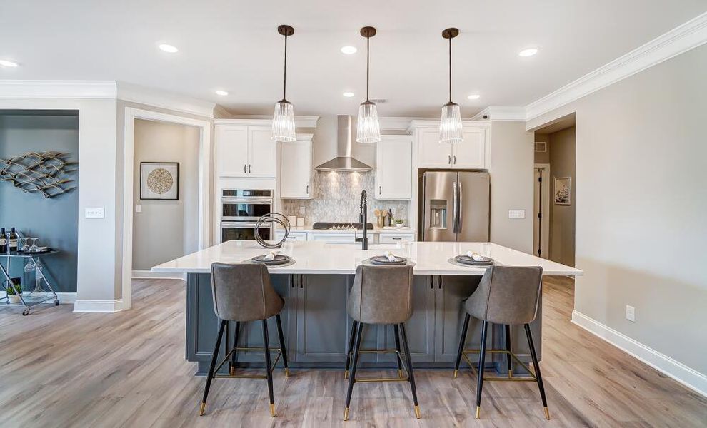 Furnished interior in a model home at Secrest Meadows in Monroe (Image 4).