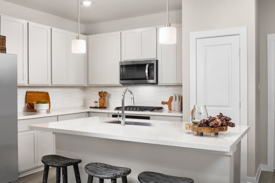 Furnished interior in a model home at Garden Grove in San Antonio (Image 6).