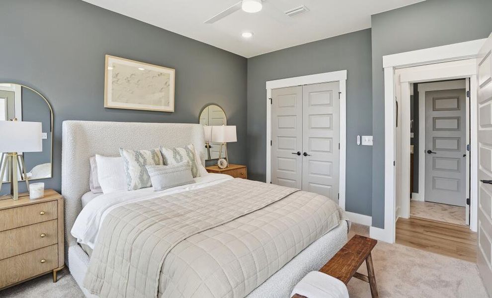 Furnished interior in a model home at Waterford Commons in Rock Hill (Image 37).