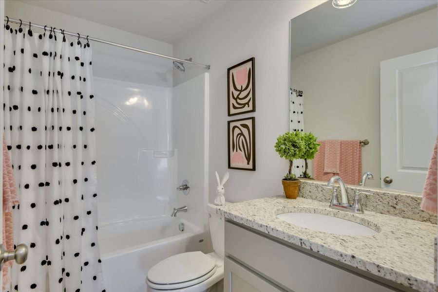 Furnished interior in a model home at Forrest Bluff in North Augusta (Image 21).