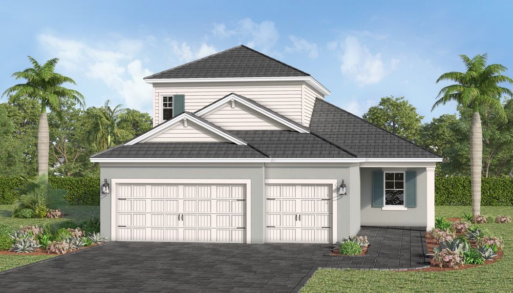 Front exterior of a home in the Kingston community, located in Estero, FL (Image 18).