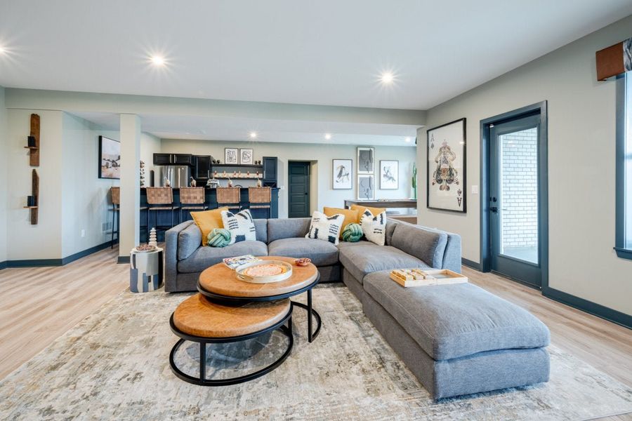 Furnished interior in a model home at Watson at Flowers Plantation in Clayton (Image 14).