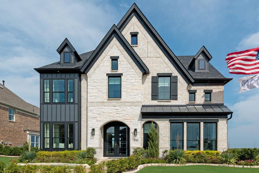 Front exterior of a home in the Goodland in Prairie Ridge community, located in Venus, TX (Image 4).