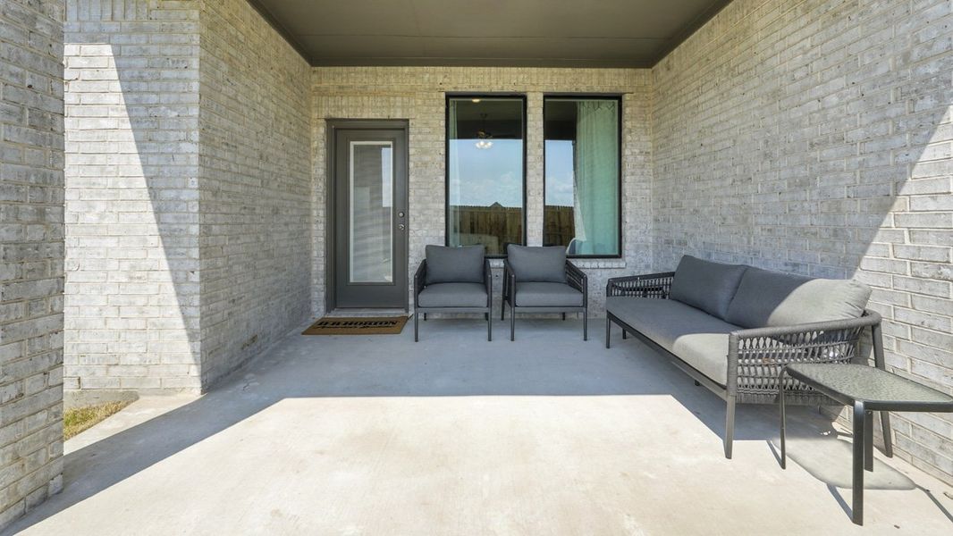 Furnished interior in a model home at Morning Ridge in Princeton (Image 32).