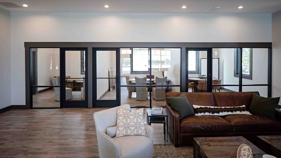 Furnished interior in a model home at Tap Root Farms in Fletcher (Image 39).