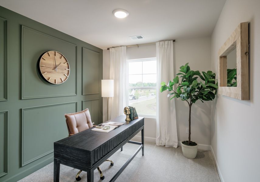 Furnished interior in a model home at Reidville Town Center in Reidville (Image 14).