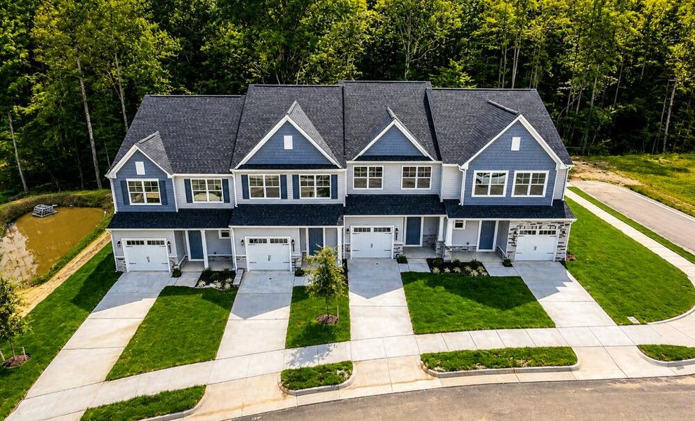 Front exterior of a home in the Bellevue Townhomes community, located in Greenville, SC (Image 3).