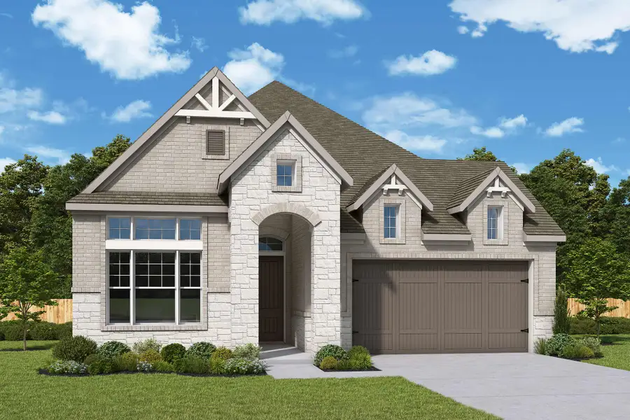 Front exterior of a home in the Furst Ranch community, located in Bartonville, TX (Image 3).