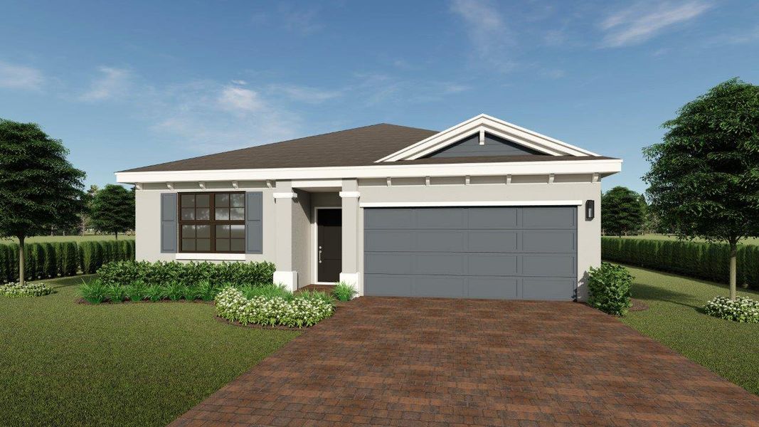 Front exterior of a home in the Juniper Cove community, located in Homestead, FL (Image 4). Front exterior of a home in the Juniper Cove community, located in Homestead, FL (Image 4).