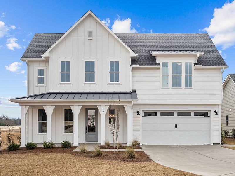 Front exterior of a home in the Kennebec Crossing community, located in Angier, NC (Image 21). Front exterior of a home in the Kennebec Crossing community, located in Angier, NC (Image 21).
