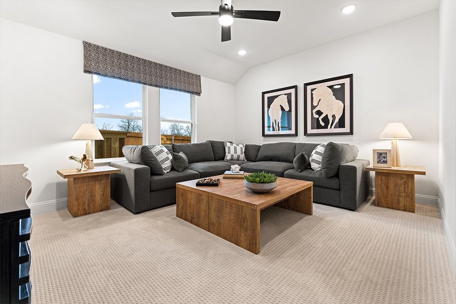 Furnished interior in a model home at Heartland in Heartland (Image 24).