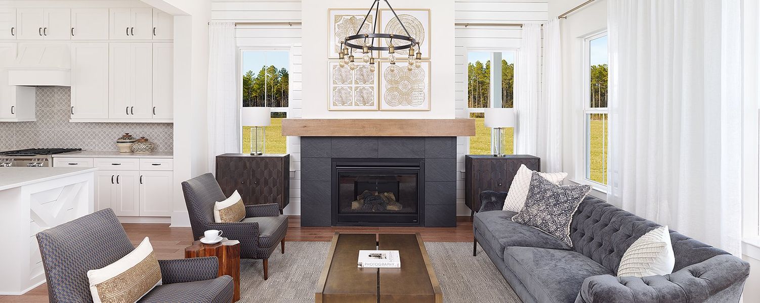 Furnished interior in a model home at Midtown at Nexton in Summerville (Image 8).