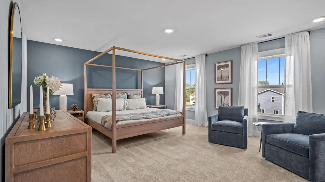 Furnished interior in a model home at Alexander Place in Taylors (Image 3).