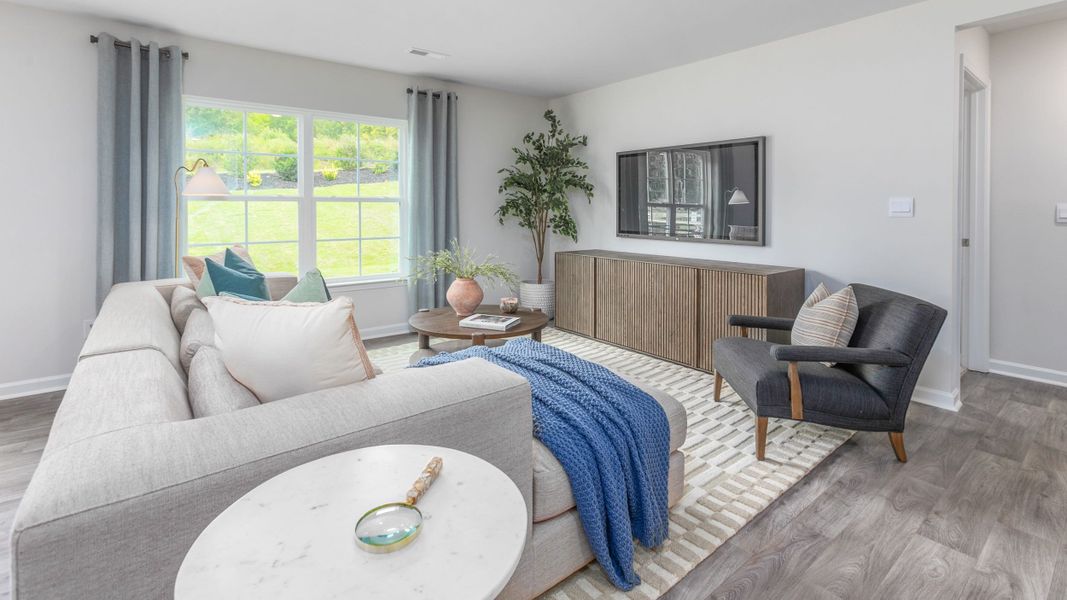 Furnished interior in a model home at Owens Ridge in Lexington (Image 13).