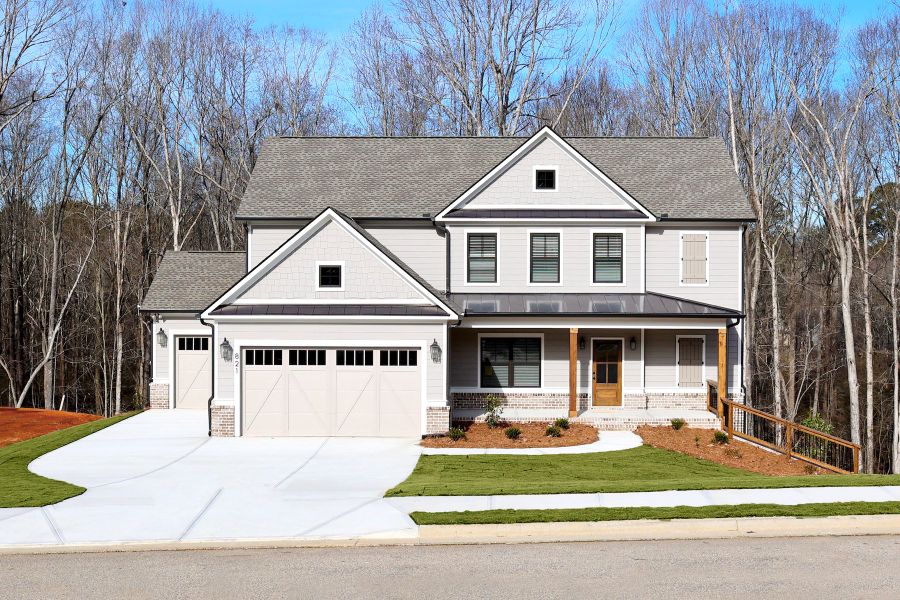 Front exterior of a home in the Spring Creek community, located in Monroe, GA (Image 9). Front exterior of a home in the Spring Creek community, located in Monroe, GA (Image 9).