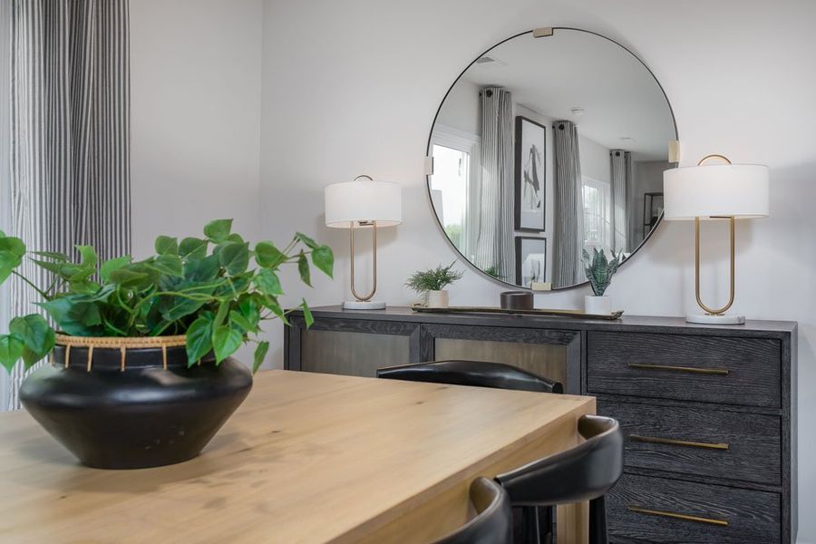 Furnished interior in a model home at Fishel Village in Winston-Salem (Image 14). Furnished interior in a model home at Fishel Village in Winston-Salem (Image 14).